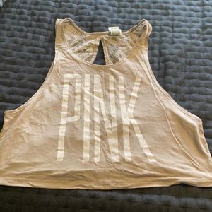 Victoria Secret PINK open back tank top